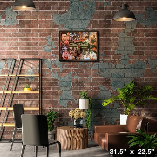 Toronto Raptors Framed Canvas 2019 Champs by Arrigo LE2019 31.5" x 22.5"